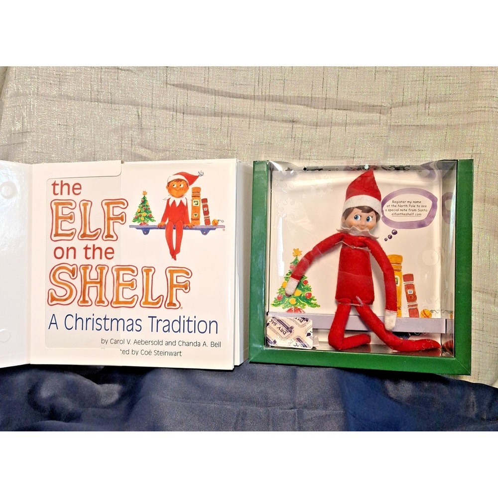 The Elf on the Shelf A Christmas Tradition StoryBook & Scout Elf with Box
